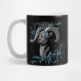 Lightning Aries (blue) Mug